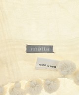 matta（マッタ）ストール 白 サイズ:- レディース/2200619965228