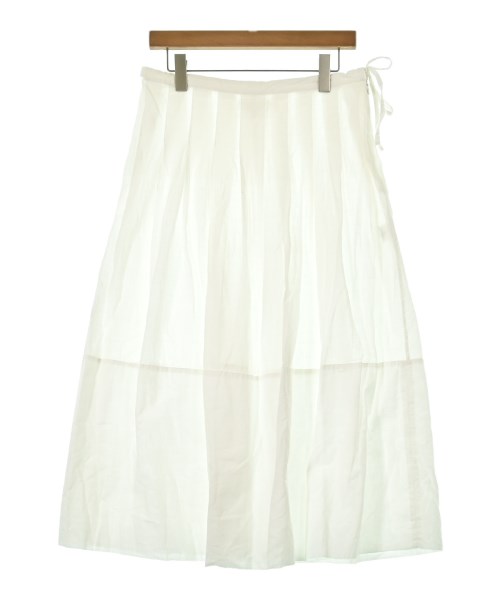 Khadi and Co(カディーアンドコー)ロング・マキシ丈スカート 白 サイズ:M/2200672707025