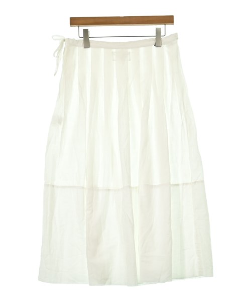 Khadi and Co（カディーアンドコー）ロング・マキシ丈スカート 白 サイズ:M レディース/2200672707025