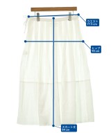 Khadi and Co（カディーアンドコー）ロング・マキシ丈スカート 白 サイズ:M レディース/2200672707025