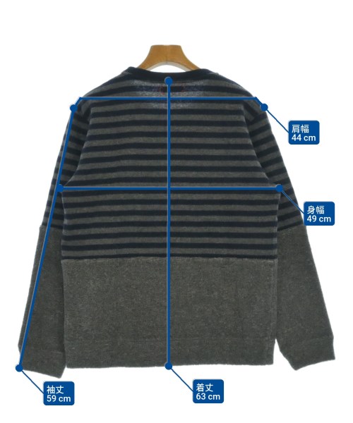 CASH CA（カシュカ）ニット・セーター グレー サイズ:M メンズ/2200640885052