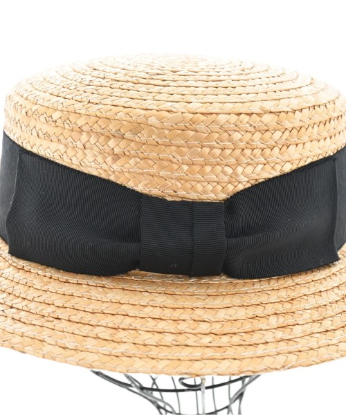 override（オーバーライド）ストローハット ベージュ サイズ:57 レディース/2200625370108