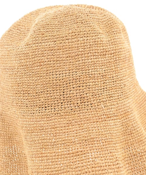 override（オーバーライド）ストローハット ベージュ サイズ:57.5 レディース/2200630515112