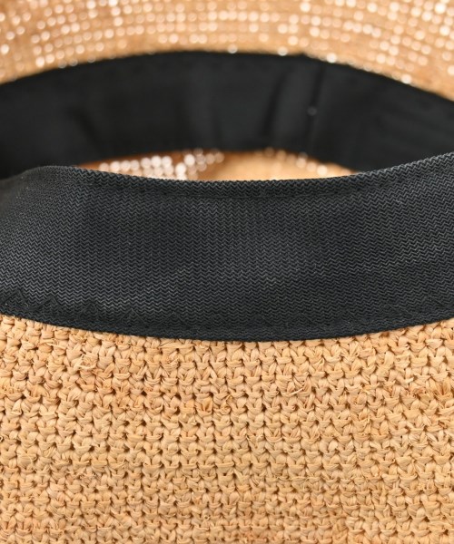 override（オーバーライド）ストローハット ベージュ サイズ:57.5 レディース/2200630515112