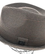 override（オーバーライド）ストローハット 茶 サイズ:L レディース/2200616725108