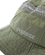 override（オーバーライド）ハット カーキ サイズ:- メンズ/2200606580120