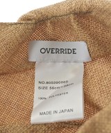 override（オーバーライド）ヘアアクセサリー ベージュ サイズ:56-58cm レディース/2200693759256
