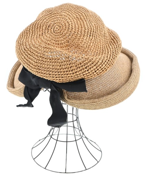 override（オーバーライド）ストローハット ベージュ サイズ:- レディース/2200637899703