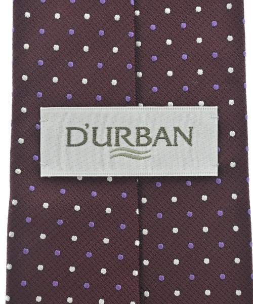 D'URBAN（ダーバン）ネクタイ 赤 サイズ:- メンズ/2200627552168