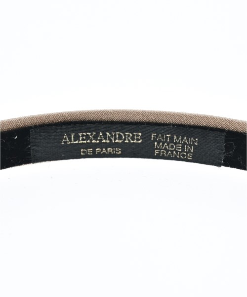 ALEXANDRE DE PARIS（アレクサンドルドゥパリ）ヘアアクセサリー ベージュ サイズ:- レディース/2200696834417