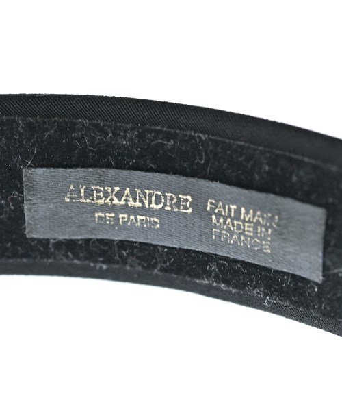 ALEXANDRE DE PARIS（アレクサンドルドゥパリ）ヘアアクセサリー 黒 サイズ:- レディース/2200716524090