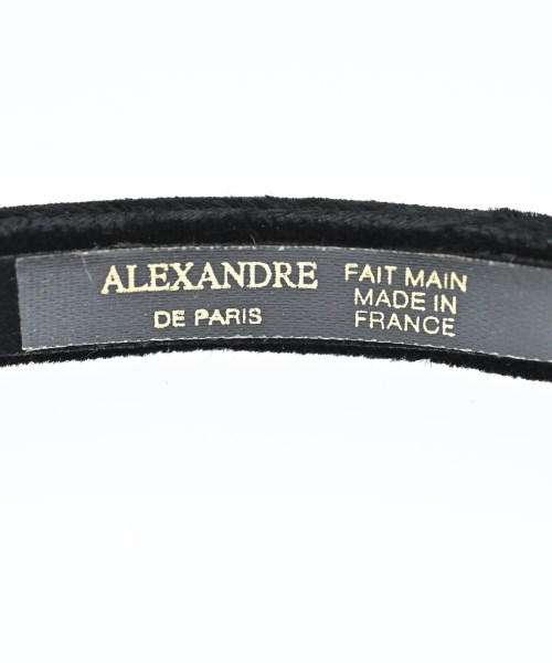 ALEXANDRE DE PARIS（アレクサンドルドゥパリ）ヘアアクセサリー 黒 サイズ:- レディース/2200709752196