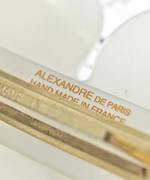 ALEXANDRE DE PARIS（アレクサンドルドゥパリ）ヘアアクセサリー 白 サイズ:- レディース/2200669018134