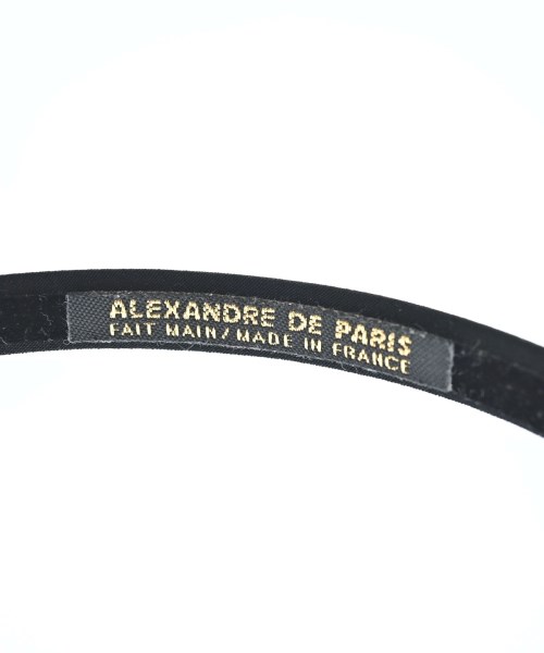 ALEXANDRE DE PARIS（アレクサンドルドゥパリ）ヘアアクセサリー 黒 サイズ:- レディース/2200681013070