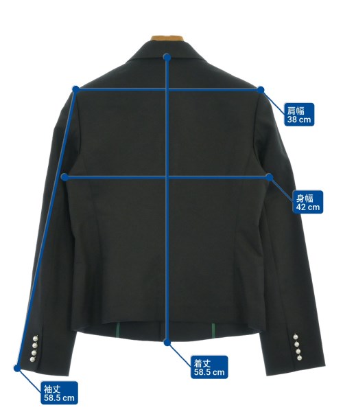 Paul Smith（ポールスミス）カジュアルジャケット 黒 サイズ:40(M位) レディース/2200622137032