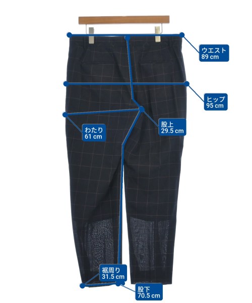 Paul Smith（ポールスミス）スラックス 黒 サイズ:48(XXXL位) レディース/2200617133155