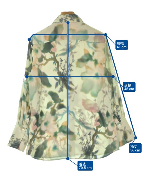 Paul Smith（ポールスミス）カジュアルシャツ 緑 サイズ:40(M位) レディース/2200669369021