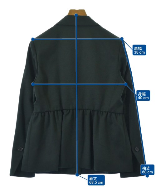 Paul Smith（ポールスミス）テーラードジャケット 緑 サイズ:40(M位) レディース/2200718947026