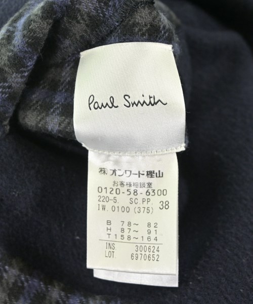 Paul Smith（ポールスミス）ステンカラーコート 紺 サイズ:38(M位) レディース/2200632355013