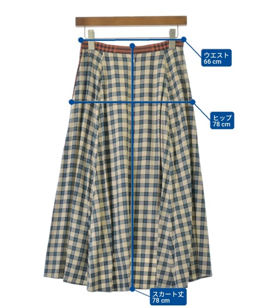 Paul Smith（ポールスミス）ロング・マキシ丈スカート 青 サイズ:40(M位) レディース/2200724529056