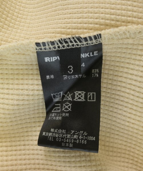 RIP VAN WINKLE（リップヴァンウィンクル）Tシャツ・カットソー ベージュ サイズ:3(S位) メンズ/2200728619159