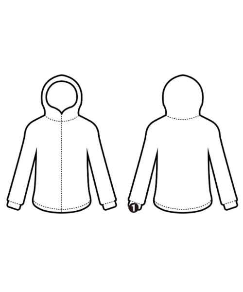 ZUCCa（ズッカ）パーカー 白 サイズ:M レディース/2200622250175