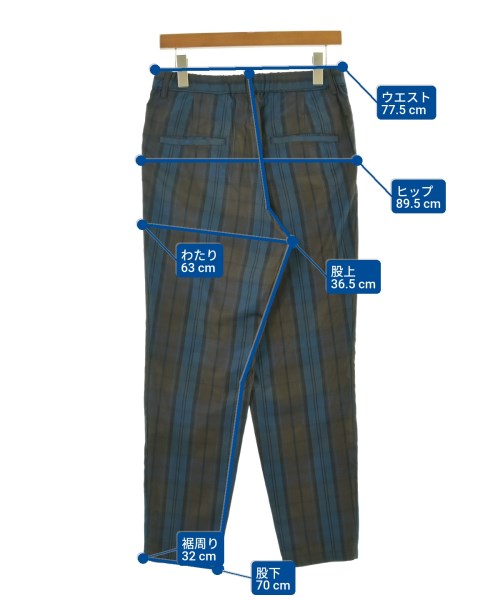 ZUCCa（ズッカ）スラックス 茶 サイズ:S メンズ/2200644333030