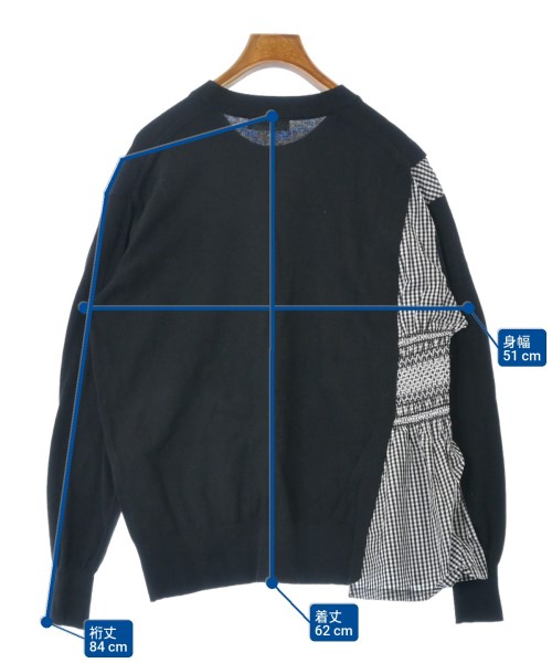 ZUCCa（ズッカ）ニット・セーター 黒 サイズ:M レディース/2200644789042