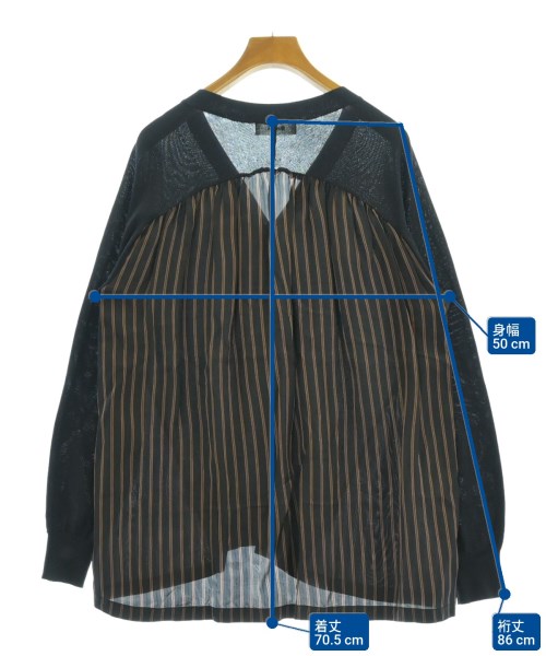 ZUCCa（ズッカ）カーディガン 紺 サイズ:M レディース/2200622884066