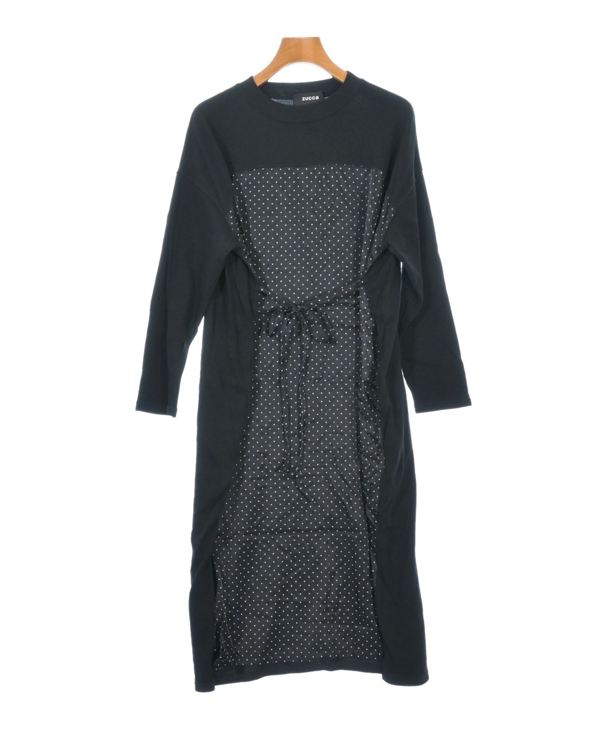 ★最終値下げ★新品タグ付きZUCCaワンピース ZUCCa（ズッカ）ワンピース 黒 サイズ:M レディース/2200615319070