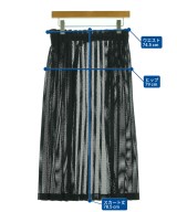 ZUCCa（ズッカ）ひざ丈スカート 黒 サイズ:F レディース/2200616445105