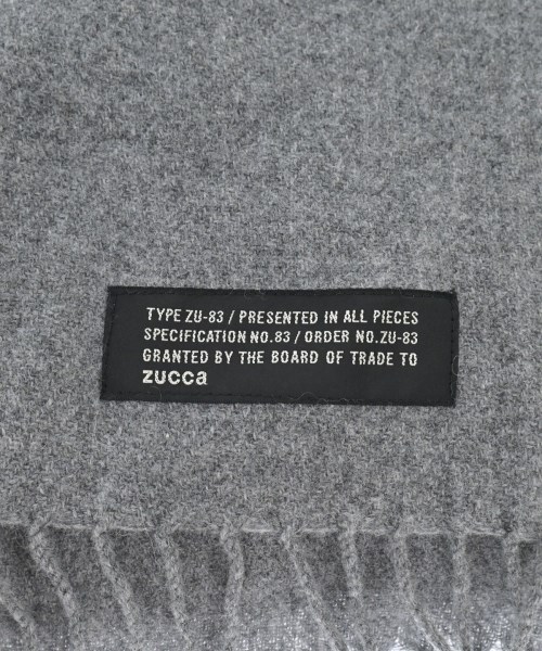 ZUCCa（ズッカ）マフラー グレー サイズ:- メンズ/2200621543315