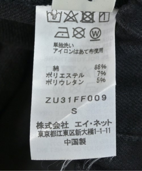 ZUCCa（ズッカ）その他 黒 サイズ:S レディース/2200620016025