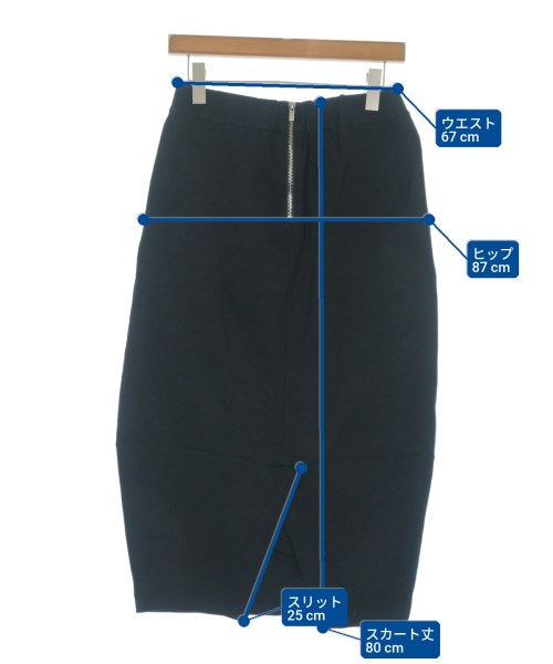 ZUCCa（ズッカ）ロング・マキシ丈スカート 黒 サイズ:M レディース/2200614606126