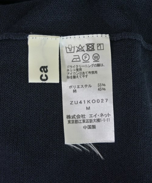 ZUCCa（ズッカ）カーディガン 紺 サイズ:M レディース/2200614606263