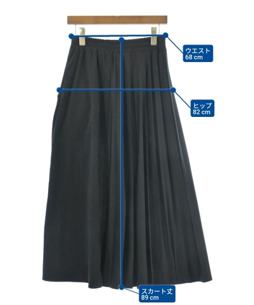 ZUCCa（ズッカ）ロング・マキシ丈スカート 黒 サイズ:M レディース/2200612854055