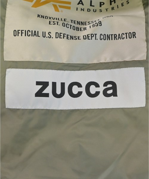ZUCCa（ズッカ）ミリタリーブルゾン グレー サイズ:M レディース/2200603408014