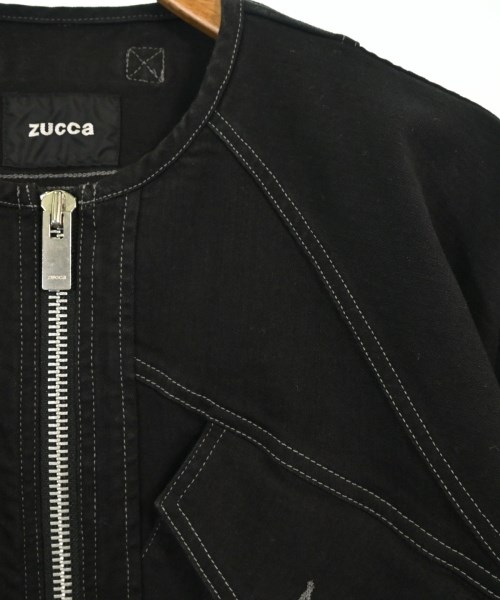 ZUCCa（ズッカ）デニムジャケット 黒 サイズ:XS メンズ/2200603408038