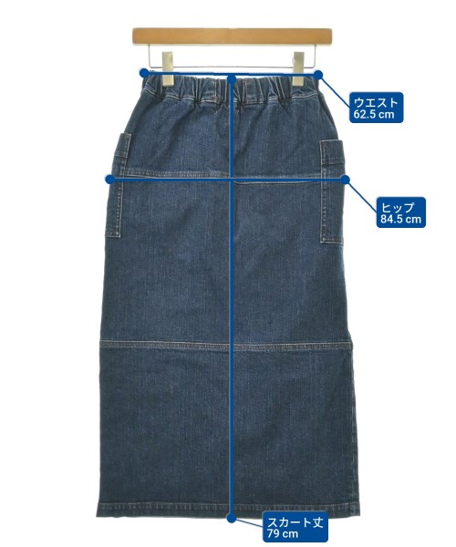 ZUCCa（ズッカ）ロング・マキシ丈スカート 青 サイズ:S レディース/2200609076347