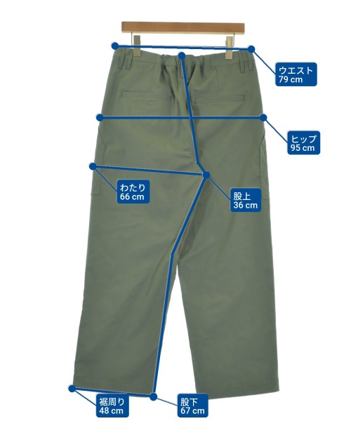 ZUCCa（ズッカ）カーゴパンツ カーキ サイズ:XL メンズ/2200675595018