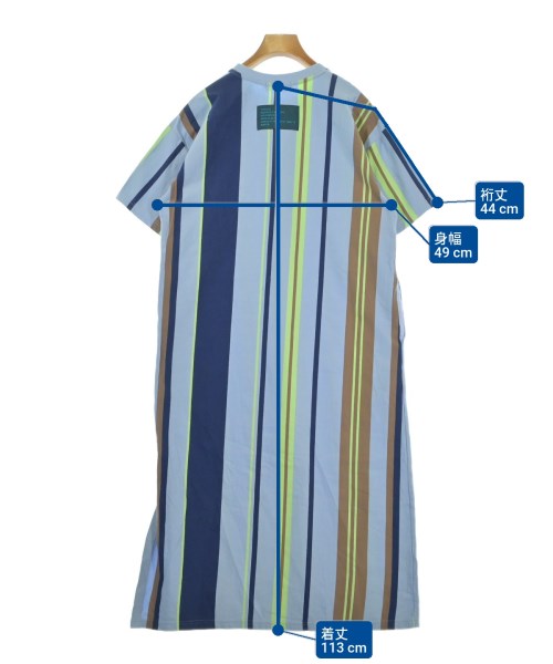 ZUCCa（ズッカ）ワンピース 青 サイズ:M レディース/2200679112020