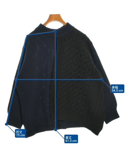 ZUCCa（ズッカ）ニット・セーター 紺 サイズ:M レディース/2200674262010