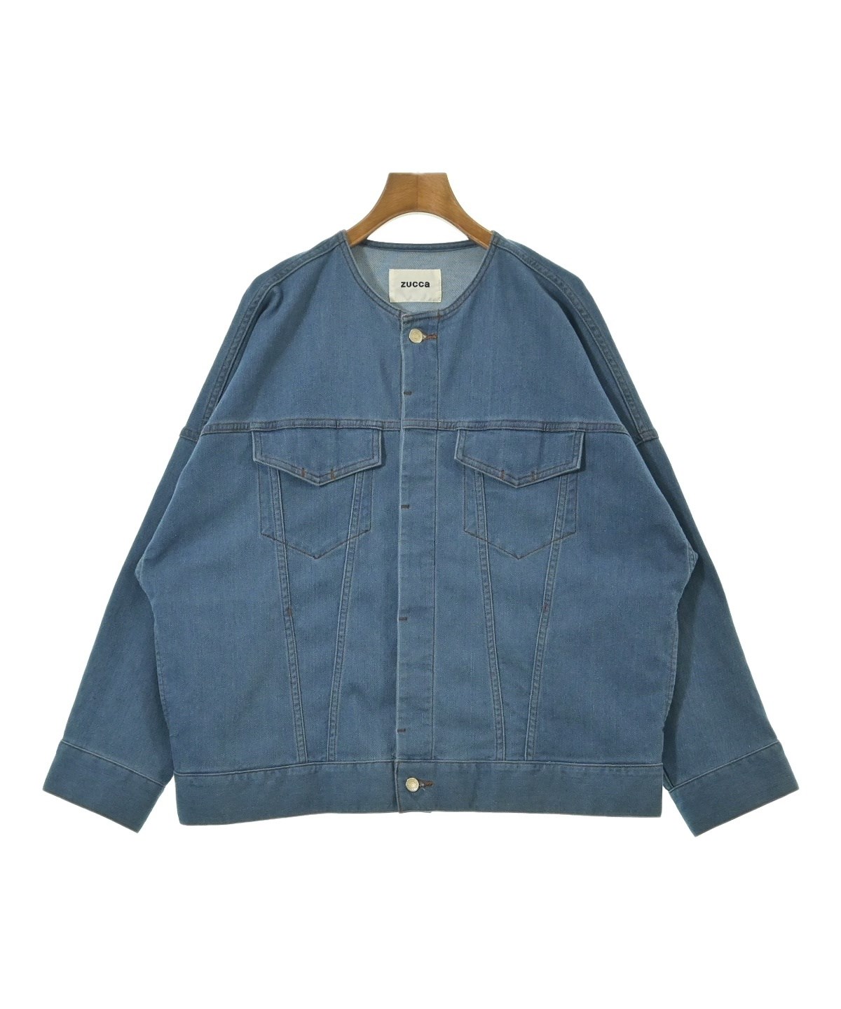 ズッカ　ブルー デニムジャケット ZUCCa（ズッカ）デニムジャケット 青 サイズ:M レディース