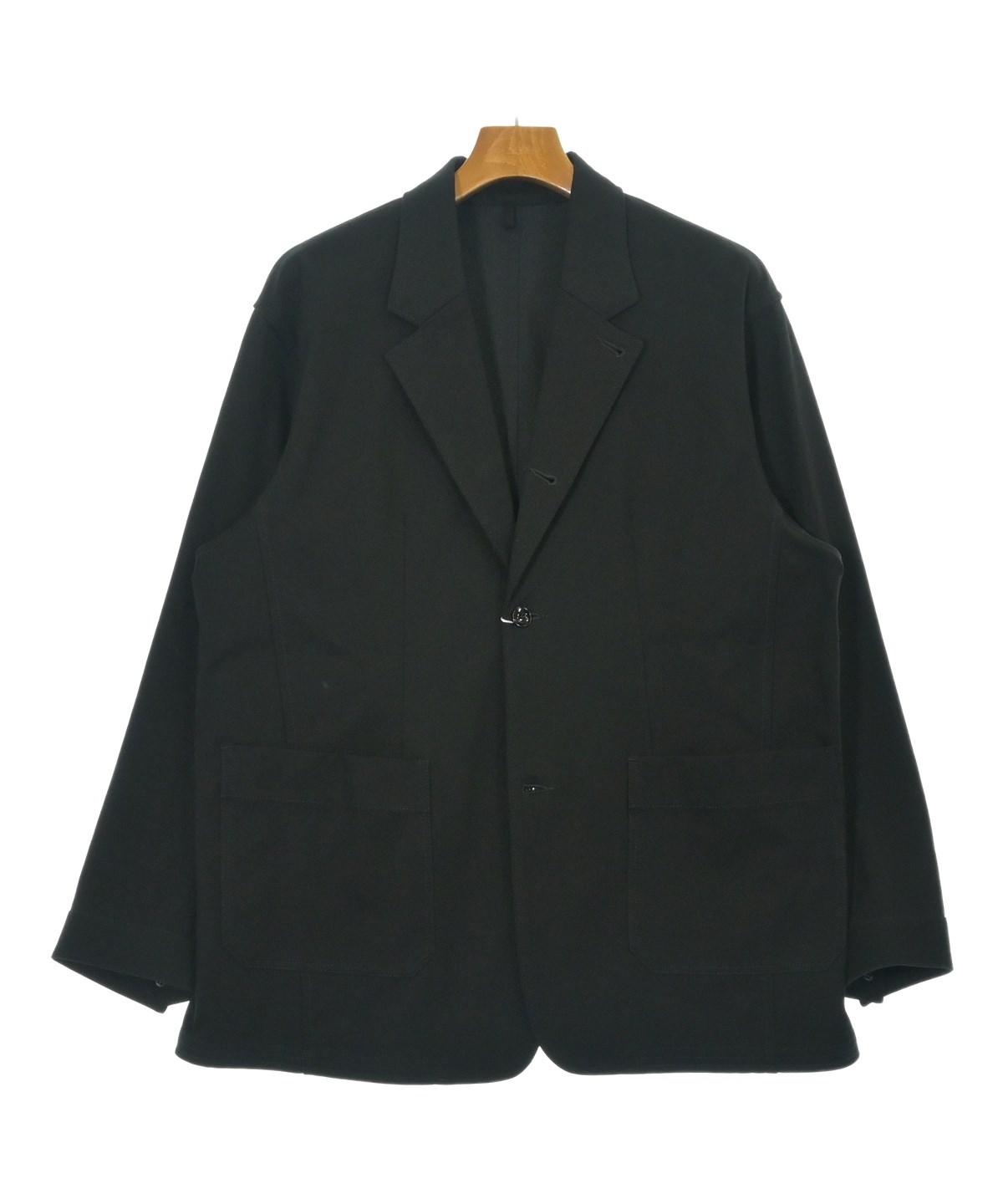 ZUCCA メンズ　極美品　ドッキングスム　テーラードジャケット　黒 ZUCCa（ズッカ）カジュアルジャケット 黒 サイズ:XL メンズ