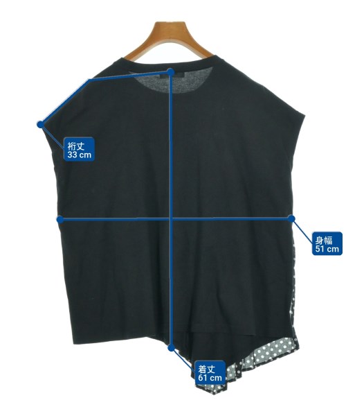 ZUCCa（ズッカ）Tシャツ・カットソー 黒 サイズ:M レディース/2200697812018