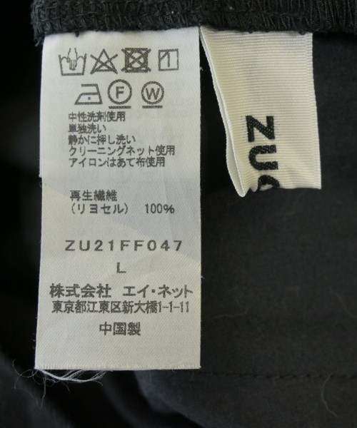 ZUCCa（ズッカ）クロップドパンツ 黒 サイズ:L レディース/2200694074013
