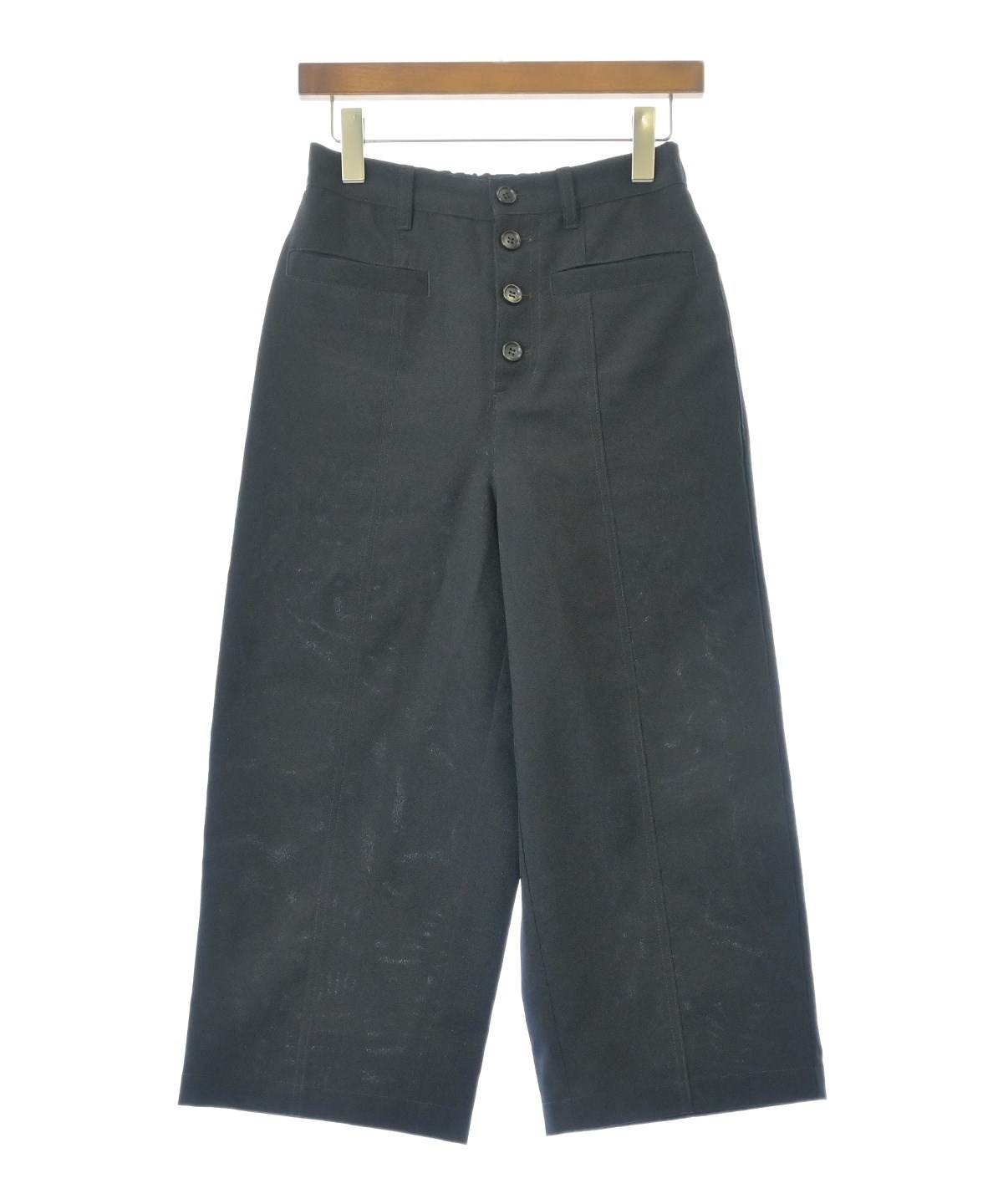 ZUCCa（ズッカ）クロップドパンツ 黒 サイズ:S レディース