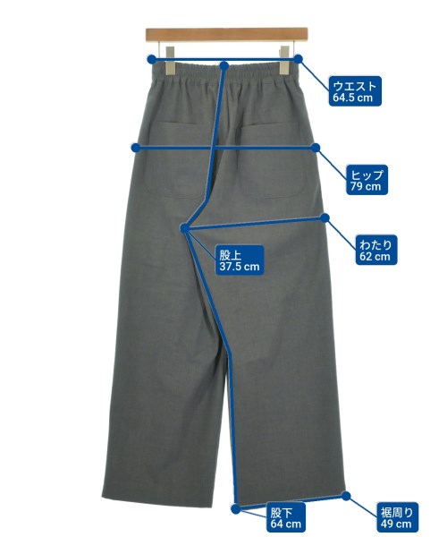 ZUCCa（ズッカ）スラックス グレー サイズ:S レディース/2200654673034