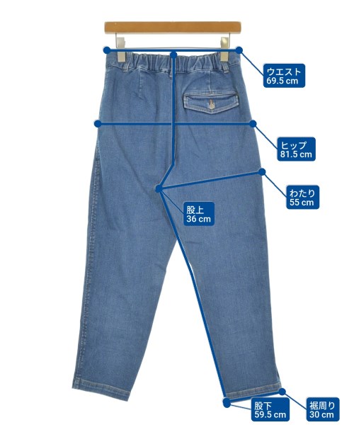 ZUCCa（ズッカ）デニムパンツ 青 サイズ:S レディース/2200656607013