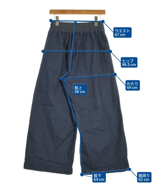 ZUCCa（ズッカ）デニムパンツ 紺 サイズ:S レディース/2200659296030